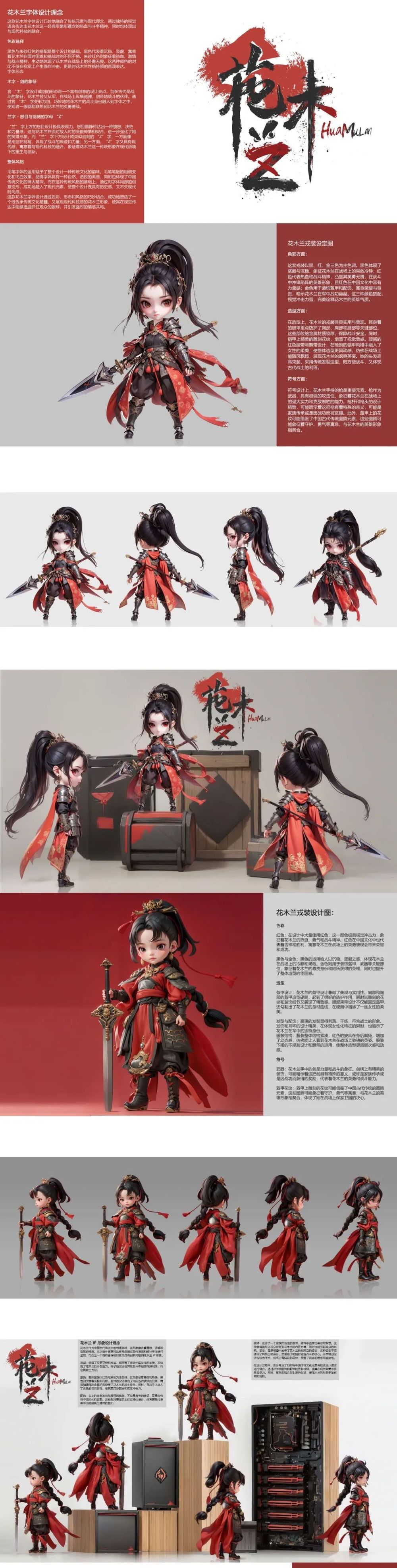 全球千份作品角逐花木兰IP形象揭晓！(图5)