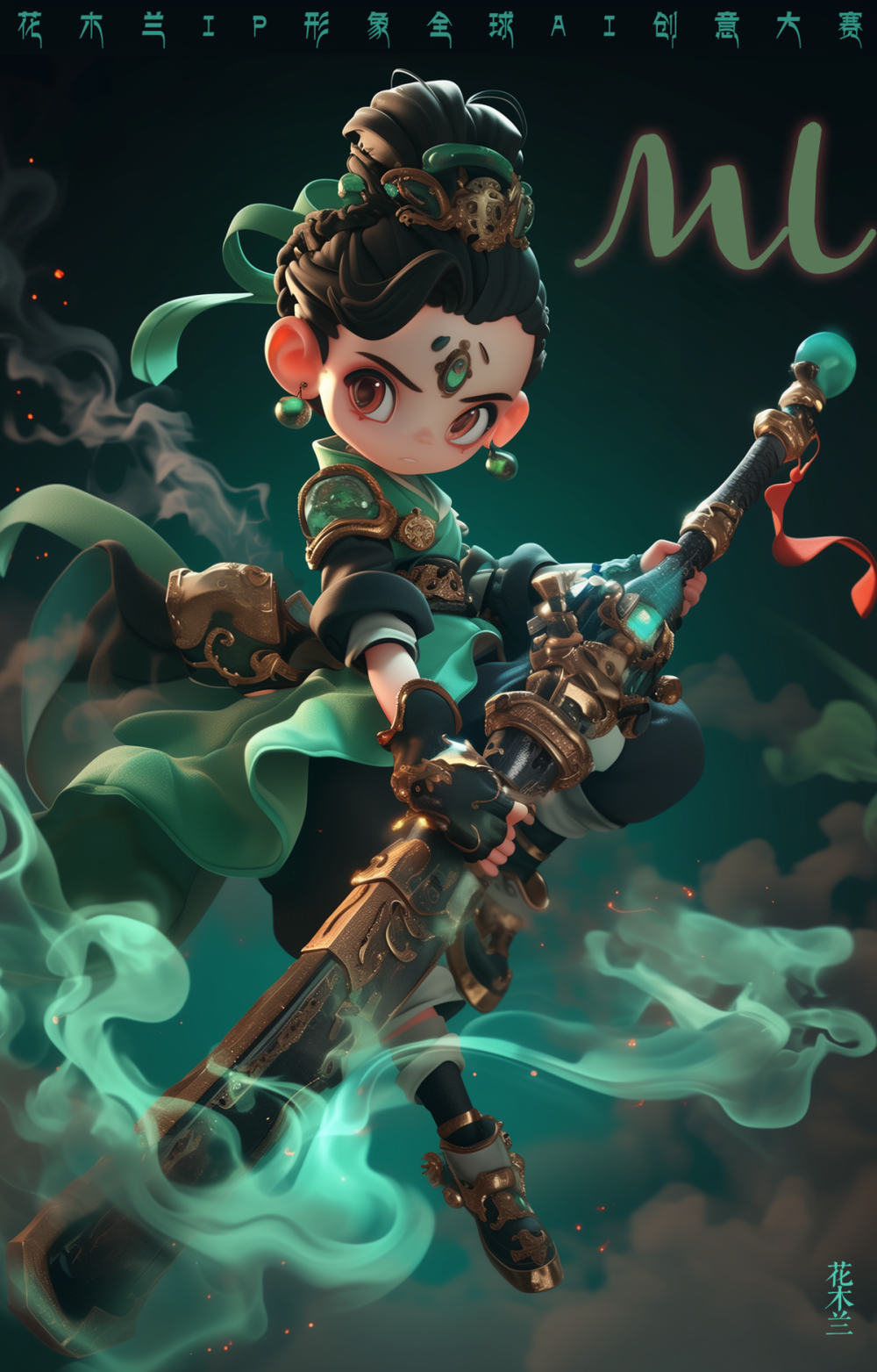 全球千份作品角逐花木兰IP形象揭晓！(图16)
