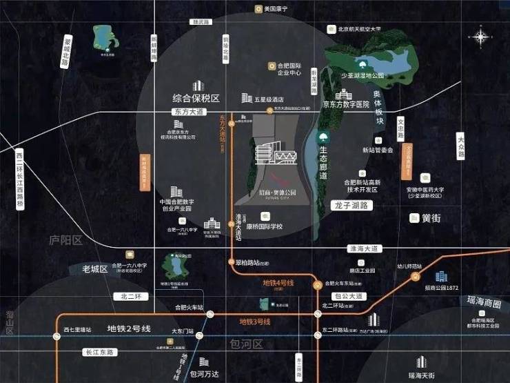 合肥热搜楼盘招商奥体公园售楼处发布启幕鼎级尊邸奢境(图3)