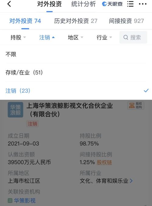 华策十年电影路转向影视行业传统扩张时代落幕