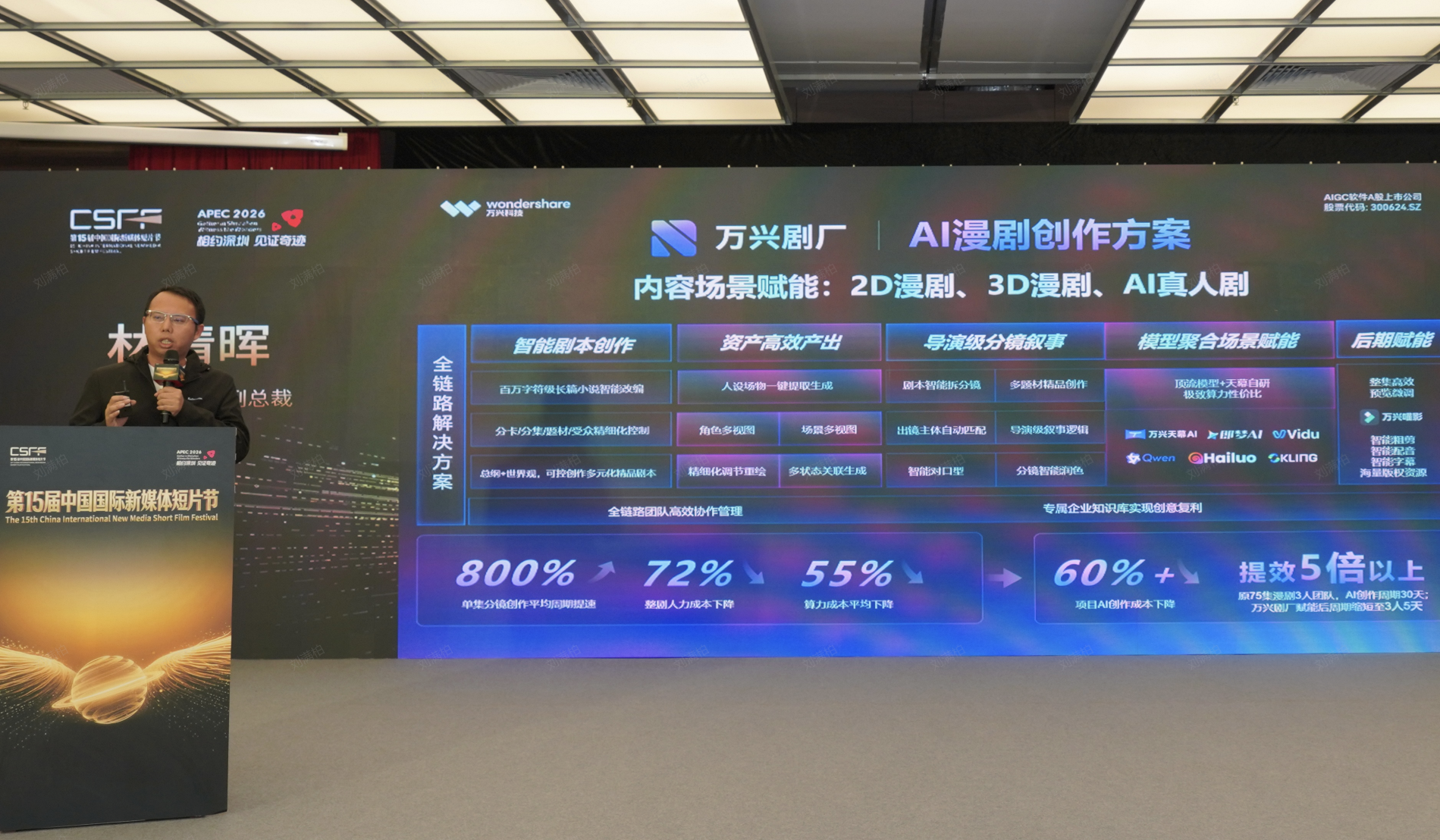 万兴科技旗下万兴剧厂联合喵影打造业界首个后剪辑链路闭环漫剧工具(图2)